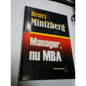 MANAGER, NU MBA - HENRY MINTZBERG